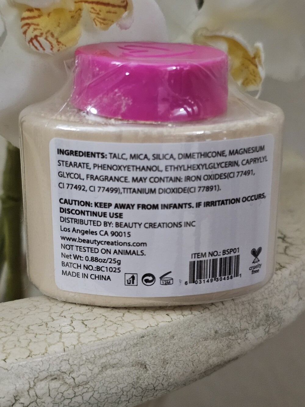 Beauty Creations Banana Setting Powder New Sealed Package Full Size 25g NWT - Picture 6 of 7